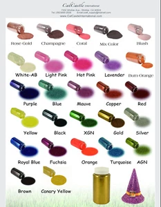 Arte en uñas artesanales con brillo fino 20 oz al por mayor disponible en 22 colores - Imagen 1 de 45