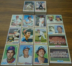 Lot of 100 1978 Topps Baseball Tom Seaver Robin Yount Fred Lynn EXMT-NRMT *E* - Picture 1 of 5