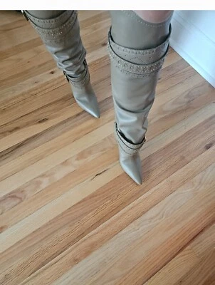 NUEVAS ZIMMERMANN Botas Sobre la Rodilla US8 CUERO $1500 Foto 1 de 4