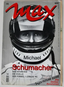 Max Deutsche Zeitschrift 3 1996 Michael Schumacher Mondino - Bild 1 von 2