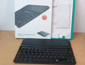 Logitech Black Ultrathin Keyboard Folio Cover i5 For Apple iPad Air Y-R0041 - Picture 1 of 9