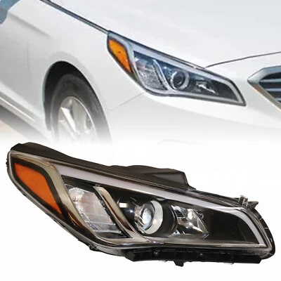 For 2015 2016 2017 Hyundai Sonata Right Passenger RH Headlight Headlamp Halogen - Image 1 of 4