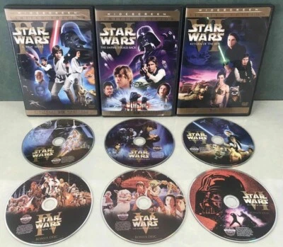 ✅ STAR WARS Original Theatrical Trilogy Cut 6 DVD Han Shoots 1st AUTHENTIC OOP - Image 1 of 4