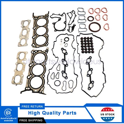 Juego de juntas de culata aptas para Kia Sorento + Hyundai Santa Fe Sport Utility 3,3 L 2013-17 Foto 1 de 4