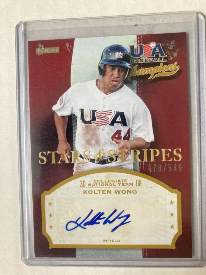 2013 USA Kolten Wong Autograph - Image 1 of 1
