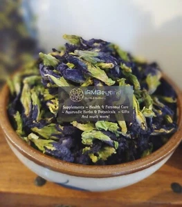 Guisante mariposa azul seco (charrán del clítoris) Té de hierbas antioxidante adelgazante para dormir - Imagen 1 de 6