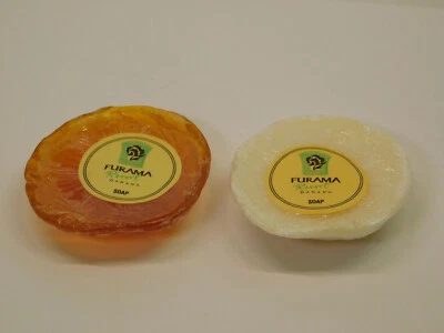 2x Seife ca. 42,5g savon soap FURAMA Resort DANANG / Muschelform - Bild 1 von 2