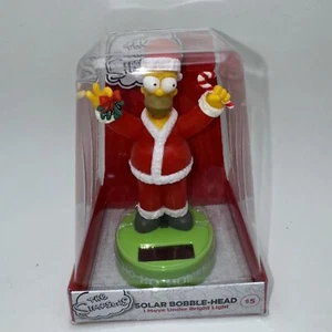 The Simpsons Homer Weihnachten Solar Wackelkopf 5" groß Wackelkopf BR - Bild 1 von 3