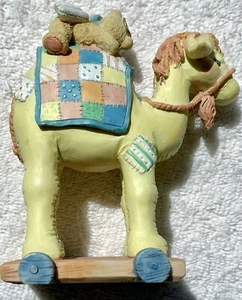 Cherished Teddies ~ KRIPPE KAMEL mit BÄR ZUGSPIELZEUG NEUWERTIG IN OVP 904309 1993 NRFB NICHT MEHR ERHÄLTLICH  - Bild 1 von 8
