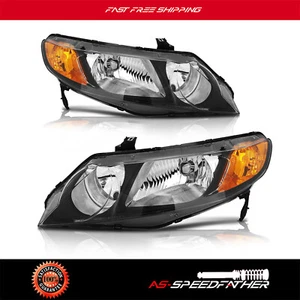 Conjunto de faros para Honda Civic Sedán 06-11 4 puertas conductor + lados pasajero - Imagen 1 de 10