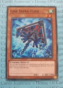 CIBR-EN003 Link Infra-Flier Yu-Gi-Oh Card 1st Edition New - Picture 1 of 4
