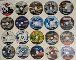 20 Lot PlayStation 2 PS2 Different Action Music Sports Games Tested Disc Only - Picture 1 of 3