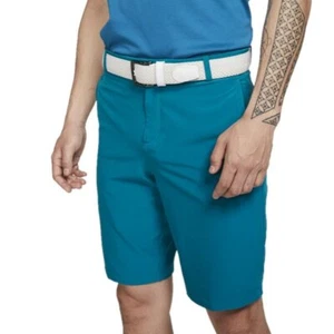 Nike Dri-Fit Herren Golfshorts Größe 30 türkis Flex Stretch feuchtigkeitsableitend neu mit Etikett - Bild 1 von 9