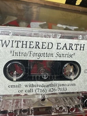 PROMO WITHERED EARTH DEMO DEATH METAL CASSETTE RARE NEW YORK - Image 1 of 3