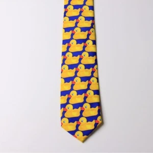 Cravatta in gomma Duck Ducky How I Met Your Mother cravatta stampata cravatta divertente - Foto 1 di 6