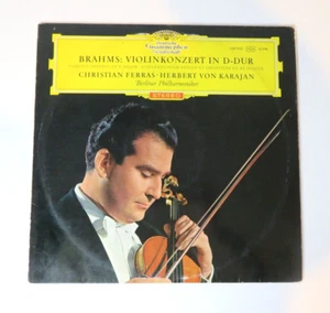 Johannes Brahms Christian Ferras - Herbert Von Karajan Violinkonzert In D-Dur LP - Foto 1 di 4