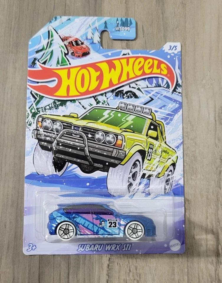 Subaru WRX STi Hot Wheels Holiday Car 2023 * Exclusive * NIP 1:64 Scale - Image 1 of 1