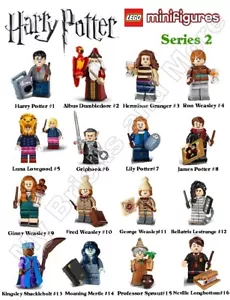 Lego Series Harry Potter Series 2 Minifigures (#1-#16) You Pick!! - Picture 1 of 18