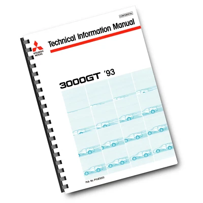 MITSUBISHI 3000 GT - EDICIÓN 1993 - MANUAL DE INFORMACIÓN TÉCNICA Foto 1 de 2