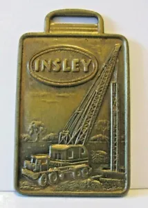 Insley Mfg Corp LKW Rammkran Wajax Ausrüstung Kanada Taschenuhr Anhänger - Bild 1 von 2