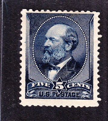 US 216 5c Garfield Mint F-VF OG H SCV $225 - Image 1 of 2
