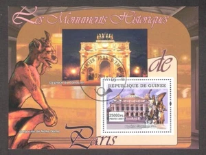 Arte Monumento Storico Opera Garnier 2007 Foglio Guinea Mi BL1266 - Foto 1 di 1