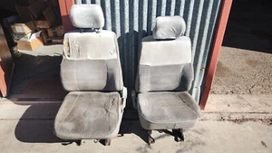 Mitsubishi Montero Dodge Raider Front Bucket Seats 86 87 88 89 90 - Picture 1 of 7