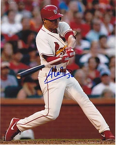 ALEDMYS DIAZ ST. LOUIS CARDINALS ACTION SIGNED 8x10 - Picture 1 of 1