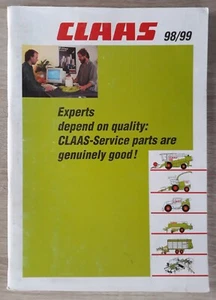 Claas Mähdrescher Teilekatalog 1998/99 204 480 Häcksler Ballenpressen Grün Ernte - Bild 1 von 16