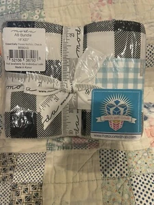 MODA NIP Essectially Yours Buffalo Check Fat Quarter Bundle 16 Fat Qtrs - Picture 1 of 5