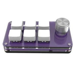 Mini Keypad Mechanical Keyboard DIY Custom USB Programming Paste Part Copy H2I5 - Photo 1/15