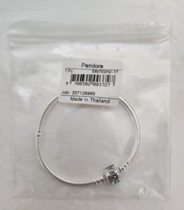 Bracciale Pandora Moments catena serpente argento sterling #590702HV-17 - Foto 1 di 2