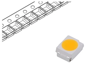5X WW-WRA30TS-U1 LED SMD 3528,PLCC2 Warm White 7.5-8.5lm 120° 20mA 2.8-3.4V W... - Picture 1 of 1