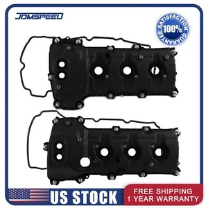 2x Engine Valve Cover w/ Gasket Fit Ford F-150 Explorer Edge Naturally Aspirated - Picture 1 of 21