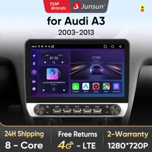 8-Kern Android Carplay Autoradio Für AUDI A3 8P 03-2013 GPS Nav WIFI BT SWC DAB+ - Bild 1 von 19