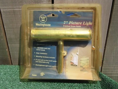 Nuevo Westinghouse 7" luz acabado latón pulido 75050 Foto 1 de 4