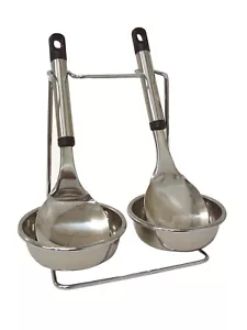 (28002) DOUBLE METAL ROUND BEDSPOONS REST COVER SUPPORTS - Picture 1 of 1
