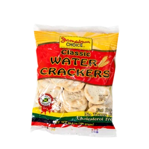 Jamaican Choice Classic Water Crackers Fat free Cholestrol Free - Picture 1 of 1