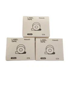 MakeID L1 Label Maker Tape Adapted Label Print Paper Refills Standard 3x3 Packs