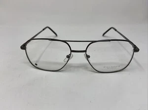 PEACHTREE BY CAPRI PT45 EYEGLASSES FRAME GUNMETAL 55/17/140 FLEX HINGE U508 - Picture 1 of 8