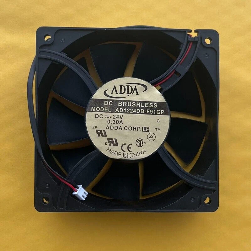 1X ADDA 12038 AD1224DB-F91GP DC24V 0.30A 12CM Inverter Cooling Fan Fast Shipping - Image 1 of 2