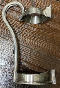 Raro antico versatore bottiglia vino principessa piatto triplo argento Mappin & Webb - Foto 1 di 8