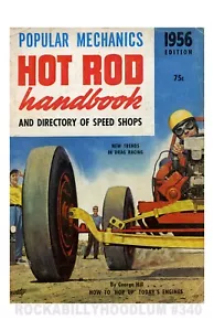 New Hot Rod Poster 11x17 1956 Popular Mechanics Speed Shop Drag Race Racing - Picture 1 of 1