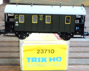 Trix 23710 post-Gepäckwagen Pwpostl DRG Epoch 2 with Kk And Nem Very Good Boxed - Picture 1 of 2