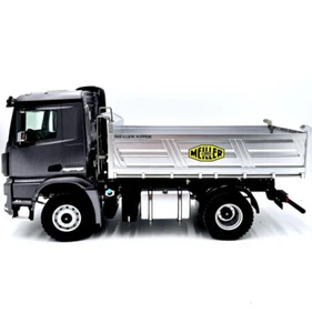 Huina grau Kabolite 4x4 Kipper Mercedes Benz Lkw Arocs Allrad 1:14 + Sound Licht - Bild 1 von 17