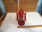 Vintage FEUERHAND # 175 Red Kerosene Lantern - Made in West Germany