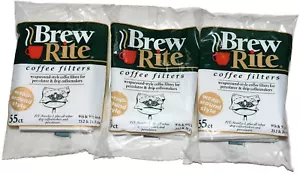 Filtros de café percolador Brew Rite Rockline envolventes (paquete de 3) - Imagen 1 de 3