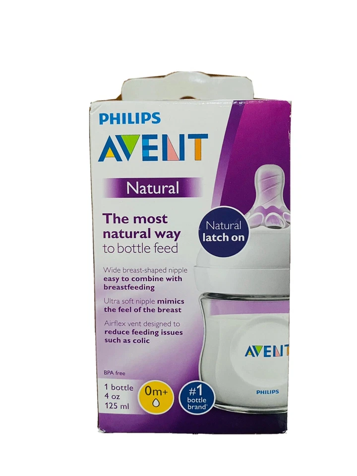 Philips Avent Natural Baby Bottle 4 Oz 1 Pack-