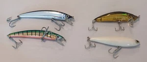 Lot of 4 Used Yo-Zuri Fishing Lures - "F" "SP" - Crankbaits - Picture 1 of 8