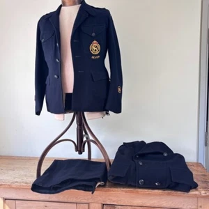 RARE WW2 WOMENS CD CORPS AMBULANCE UNIFORM JACKET SKIRT & POST WW2 GREAT COAT - Picture 1 of 24